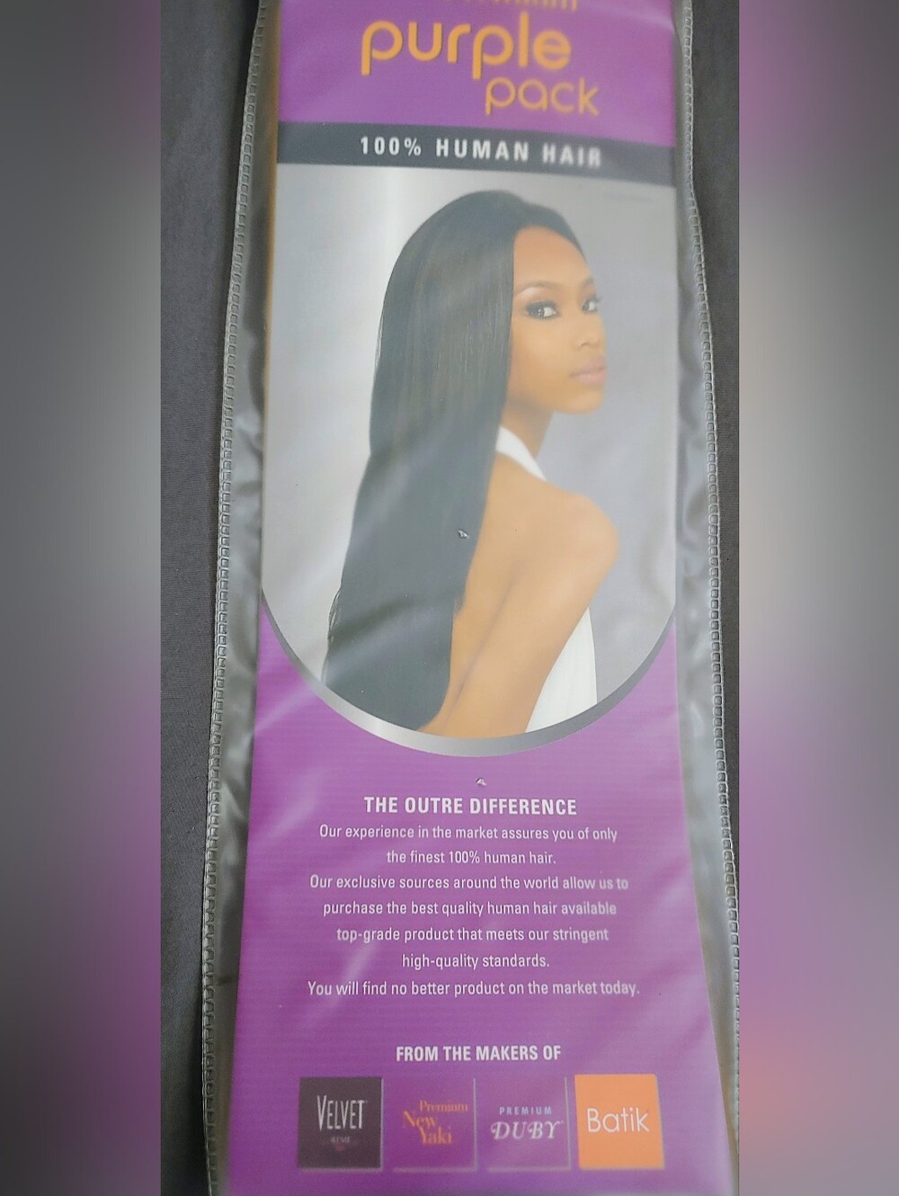 NWT Human Hair Weave/Extensions 20" Length plus 12 pk Hair Clips